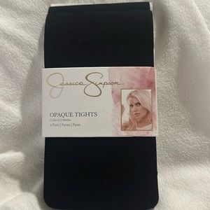 NWT Jessica Simpson Opaque Tights - 2 Pairs